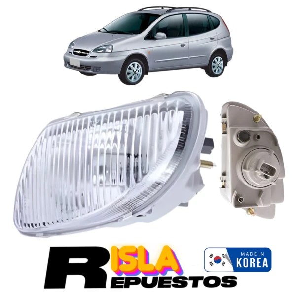 Neblinero Izquierdo Para Chevrolet Vivant 2004 2010 1.6
